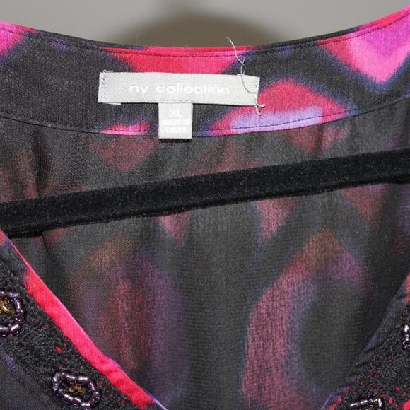 NY Collection Purple Sleeveless Maxi Dress Xlarge - Picture 4 of 4